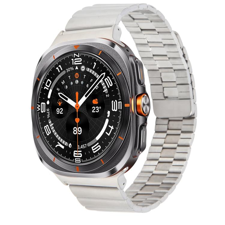 Bracelet de Montre Magnétique en Acier Inoxydable Bambou, Pour Samsung Galaxy Watch Ultra 47mm / Ultra 2025