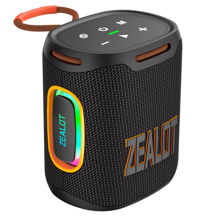 Haut-parleur Bluetooth portable étanche IPX6 Zealot S122 25W haute puissance avec lumière RGB