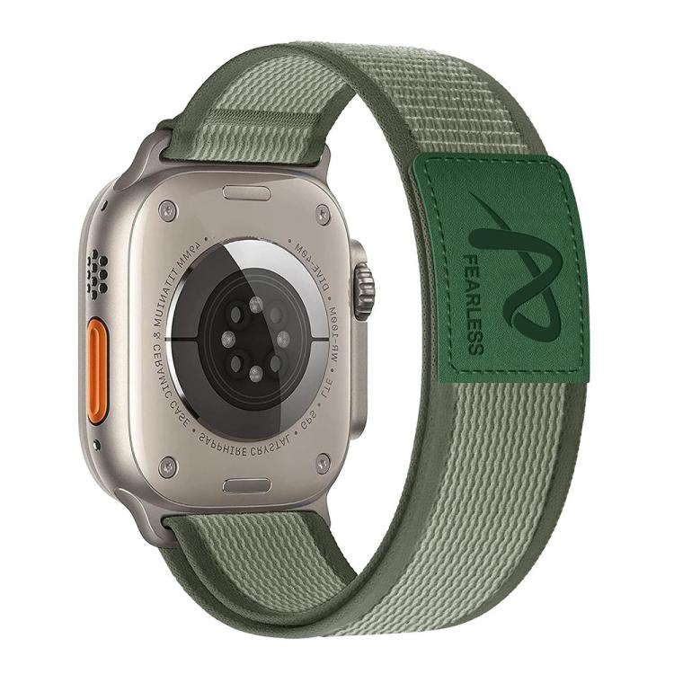 Bracelet en nylon Fearless Trail Loop, pour Apple Watch 46mm / 49mm / 45mm / 44mm, pour Apple Watch 42mm / 41mm / 40mm / 38mm