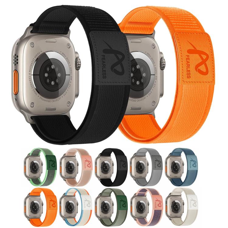 Bracelet en nylon Fearless Trail Loop, pour Apple Watch 46mm / 49mm / 45mm / 44mm, pour Apple Watch 42mm / 41mm / 40mm / 38mm