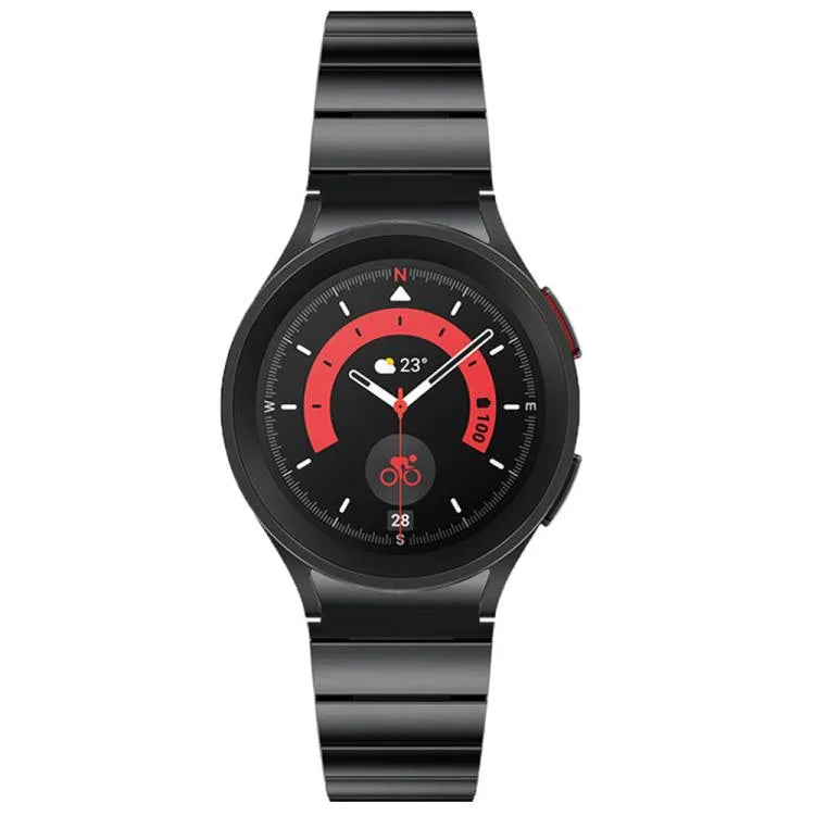 Bracelet de montre en acier inoxydable à boucle magnétique unique, pour Samsung Galaxy Watch 4 / 5 / 6 / 7