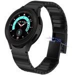 Bracelet de montre en acier inoxydable à boucle magnétique unique, pour Samsung Galaxy Watch 4 / 5 / 6 / 7