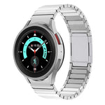 Bracelet de montre en acier inoxydable à boucle magnétique unique, pour Samsung Galaxy Watch 4 / 5 / 6 / 7