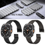 Bracelet de montre en acier inoxydable avec boucle Norman en bambou, pour Samsung Galaxy Watch Ultra 47mm / Ultra 2025