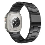 Bracelet de montre Norman à trois maillons en alliage de titane, pour Apple Watch 46 mm / 49 mm / 45 mm / 44 mm