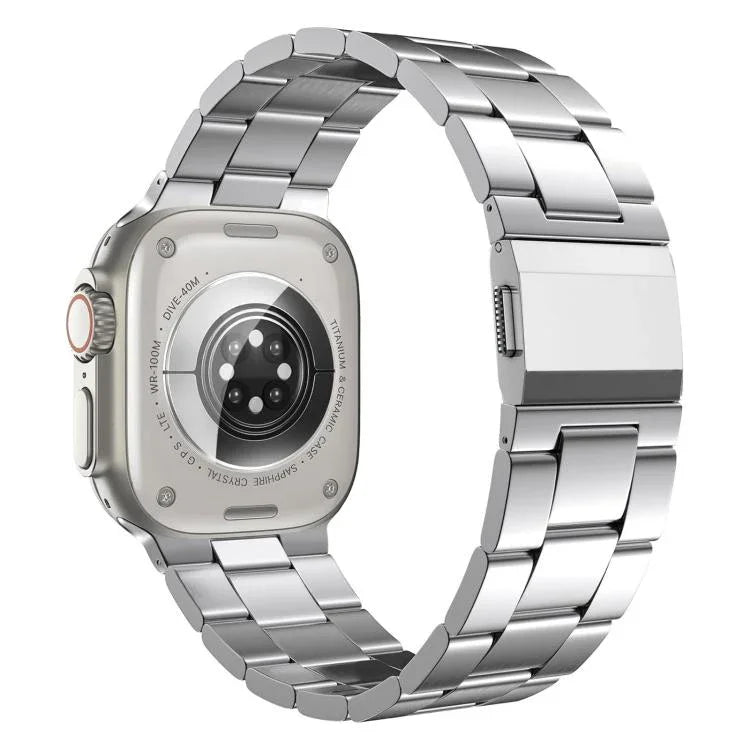 Bracelet de montre Norman à trois maillons en alliage de titane, pour Apple Watch 46 mm / 49 mm / 45 mm / 44 mm