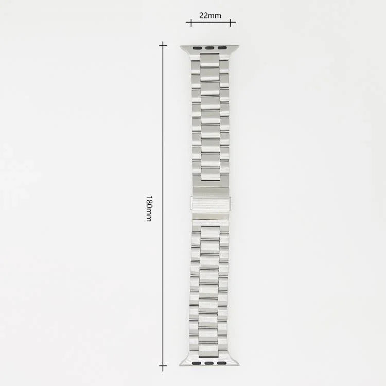Bracelet de montre Norman à trois maillons en alliage de titane, pour Apple Watch 46 mm / 49 mm / 45 mm / 44 mm