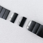 Bracelet de montre en acier inoxydable à une seule perle, amovible latéralement, pour Apple Watch 46 mm / 49 mm / 45 mm / 44 mm et pour Apple Watch 42 mm / 41 mm / 40 mm / 38 mm