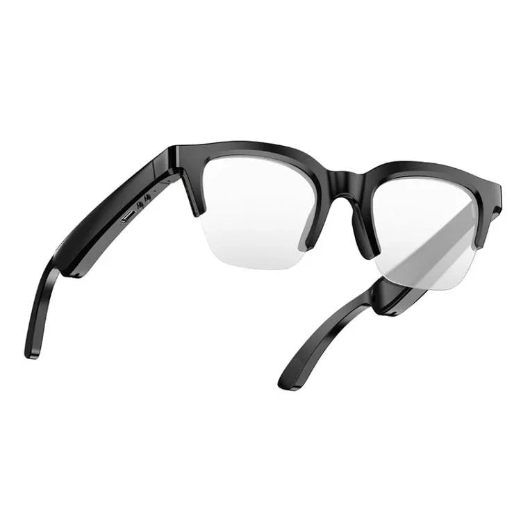 Lunettes audio Bluetooth intelligentes E60 avec réduction de bruit ENC, E60 (noir), E60 (transparent)