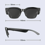 Lunettes audio Bluetooth intelligentes E60 avec réduction de bruit ENC, E60 (noir), E60 (transparent)