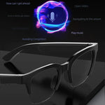 Lunettes audio Bluetooth intelligentes E60 avec réduction de bruit ENC, E60 (noir), E60 (transparent)