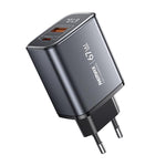 Chargeur rapide à affichage numérique REMAX U2-AC 67W USB et Type-C GaN, prise EU, prise UK