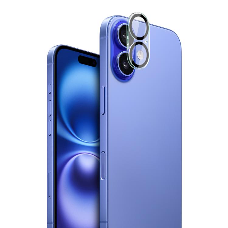 Film de protection en verre pour objectif de caméra arrière intégré haute définition IMAK, design Œil Noir, pour iPhone 16e / 17e, pour iPhone 17 Pro Max, pour iPhone 17 Pro, pour iPhone 17, pour iPhone Air