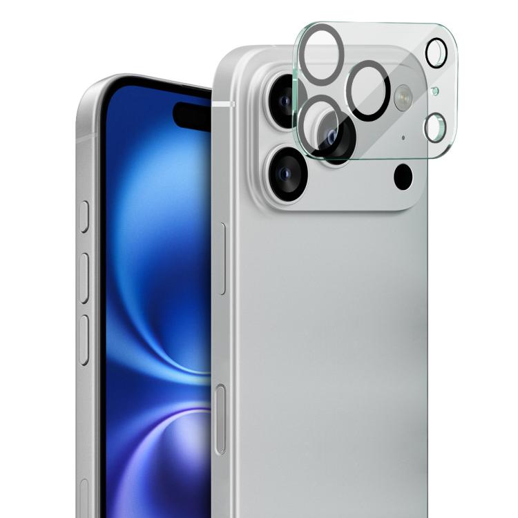 Film de protection en verre pour objectif de caméra arrière intégré haute définition IMAK, design Œil Noir, pour iPhone 16e / 17e, pour iPhone 17 Pro Max, pour iPhone 17 Pro, pour iPhone 17, pour iPhone Air