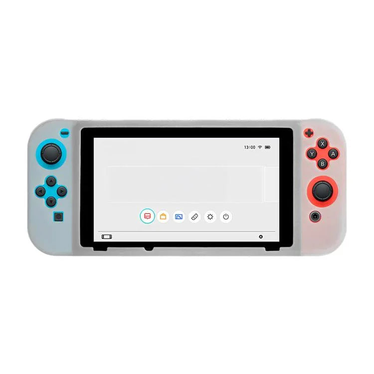 Étui de protection intégral en silicone uni pour console de jeux Nintendo Switch