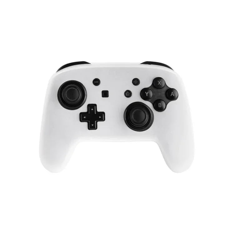 Poignée de jeu avec housse de protection en silicone couleur unie pour Nintendo Switch Pro