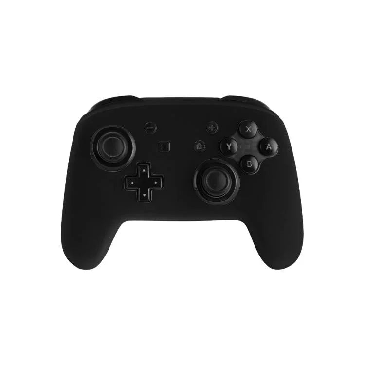 Poignée de jeu avec housse de protection en silicone couleur unie pour Nintendo Switch Pro