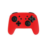 Poignée de jeu avec housse de protection en silicone couleur unie pour Nintendo Switch Pro