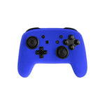 Poignée de jeu avec housse de protection en silicone couleur unie pour Nintendo Switch Pro
