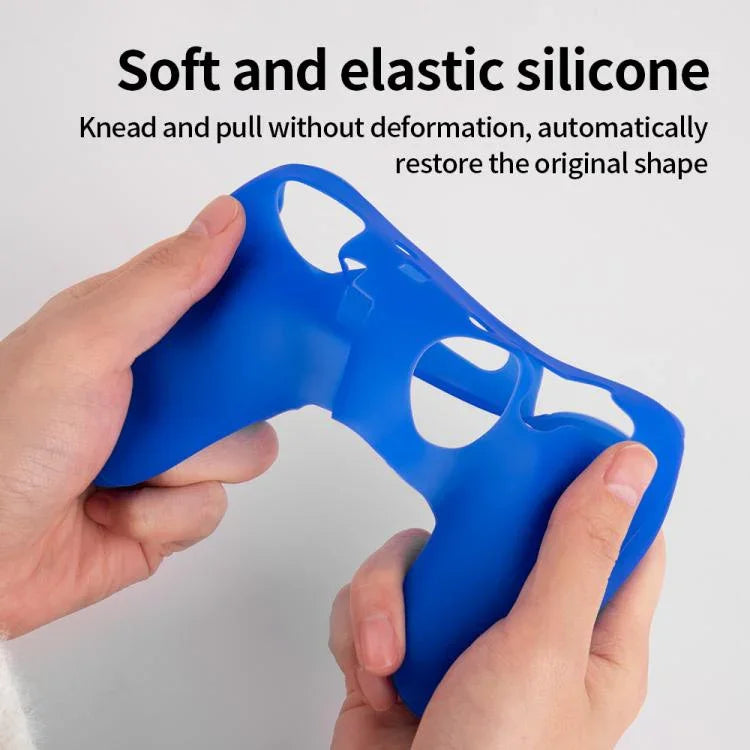 Poignée de jeu avec housse de protection en silicone couleur unie pour Nintendo Switch Pro
