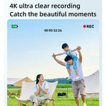 Caméra DC15 2,4 pouces zoom numérique 18X vidéo HD 4K prise de vue 64MP