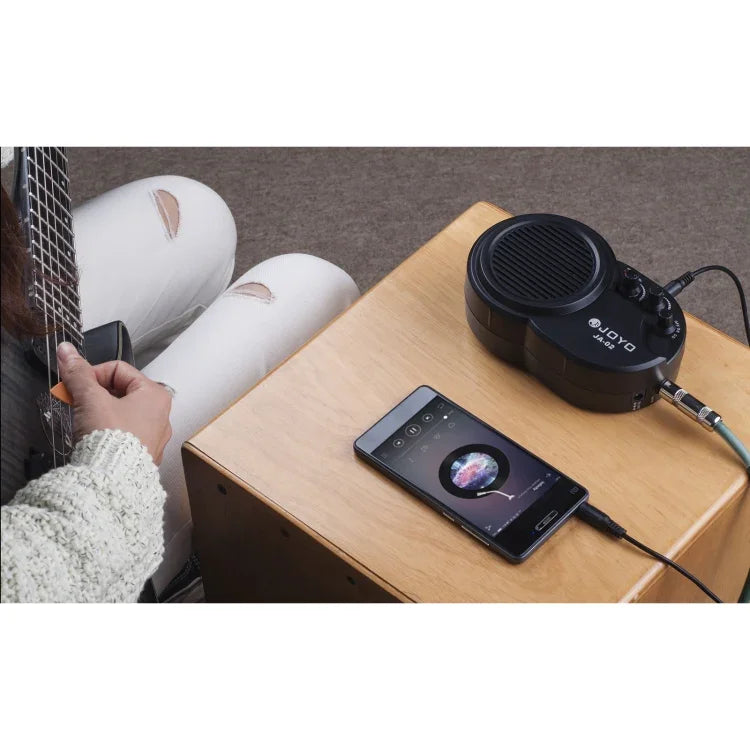 Amplificateur de guitare JOYO JA-02 3W, mini ampli guitare électrique avec haut-parleur, contrôle du volume, de la tonalité et de la distorsion, JA-02