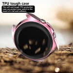 Étui de protection en TPU demi-coque creuse galvanisé, pour Samsung Galaxy Watch 3 41 mm, pour Samsung Galaxy Watch 3 45 mm