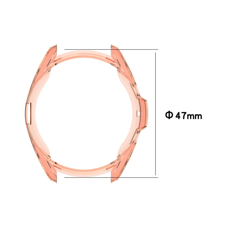 Étui de protection en TPU demi-coque creuse galvanisé, pour Samsung Galaxy Watch 3 41 mm, pour Samsung Galaxy Watch 3 45 mm