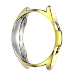Étui de protection en TPU demi-coque creuse galvanisé, pour Samsung Galaxy Watch 3 41 mm, pour Samsung Galaxy Watch 3 45 mm