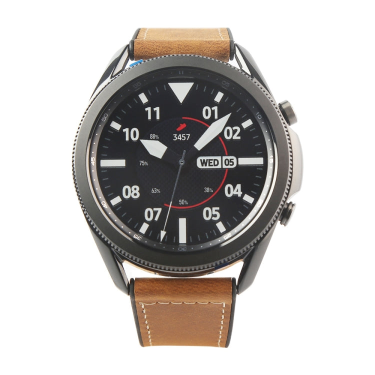 Bracelet de remplacement en TPU et cuir, pour Samsung Galaxy Watch 3 41 mm, pour Samsung Galaxy Watch 3 45 mm