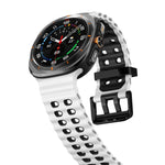 Bracelet en silicone bicolore Kalebol Ocean, pour Samsung Galaxy Watch Ultra 47mm / Ultra 2025