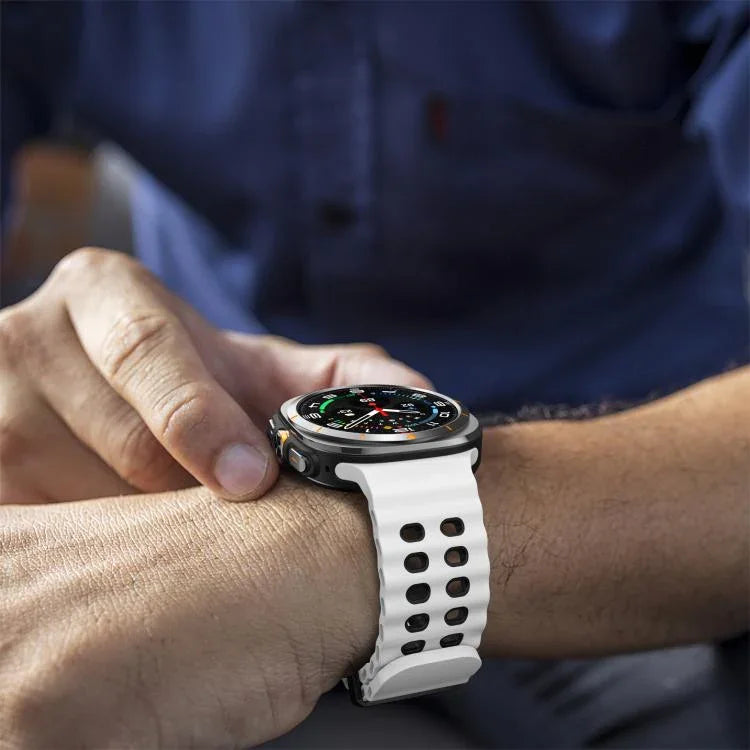 Kalebol Ocean Two-tone Silicone Strap, For Samsung Galaxy Watch Ultra 47mm / Ultra 2025