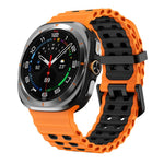 Bracelet en silicone bicolore Kalebol Ocean, pour Samsung Galaxy Watch Ultra 47mm / Ultra 2025