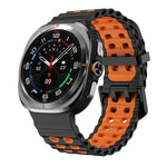 Bracelet en silicone bicolore Kalebol Ocean, pour Samsung Galaxy Watch Ultra 47mm / Ultra 2025