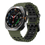 Bracelet en silicone bicolore Kalebol Ocean, pour Samsung Galaxy Watch Ultra 47mm / Ultra 2025