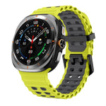 Bracelet en silicone bicolore Kalebol Ocean, pour Samsung Galaxy Watch Ultra 47mm / Ultra 2025