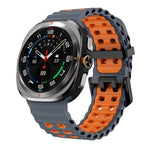 Bracelet en silicone bicolore Kalebol Ocean, pour Samsung Galaxy Watch Ultra 47mm / Ultra 2025