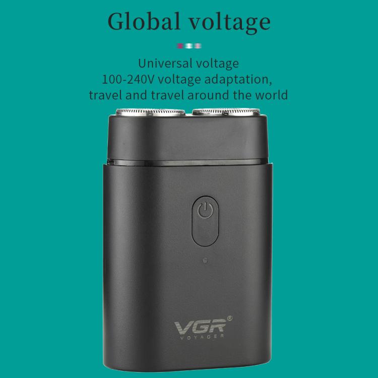 Rasoir électrique portable VGR V-341 à 2 têtes rotatives, V-341
