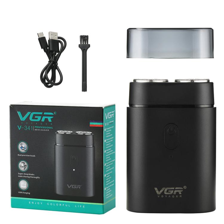 Rasoir électrique portable VGR V-341 à 2 têtes rotatives, V-341