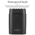 Rasoir électrique portable VGR V-341 à 2 têtes rotatives, V-341