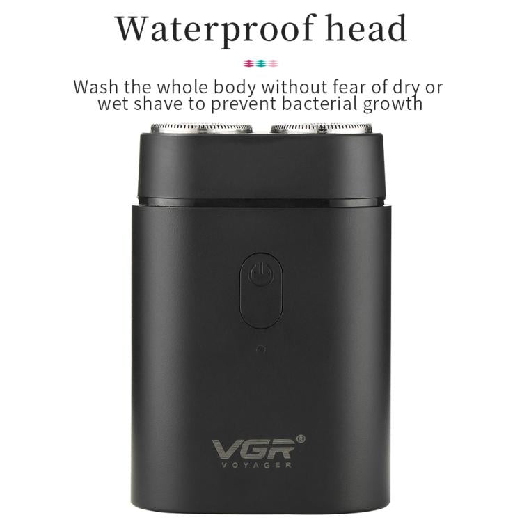 Rasoir électrique portable VGR V-341 à 2 têtes rotatives, V-341