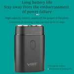 Rasoir électrique portable VGR V-341 à 2 têtes rotatives, V-341