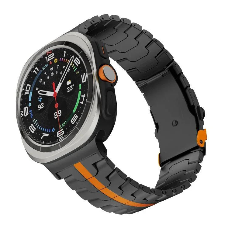 Bracelet de montre en alliage de titane à boucle de sécurité fendue, pour Samsung Galaxy Watch Ultra 47mm / Ultra 2025