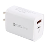 Chargeur rapide AR-PD12 65W QC3.0 USB et USB-C / Type-C PD, prise US, prise US