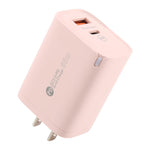 Chargeur rapide AR-PD12 65W QC3.0 USB et USB-C / Type-C PD, prise US, prise US