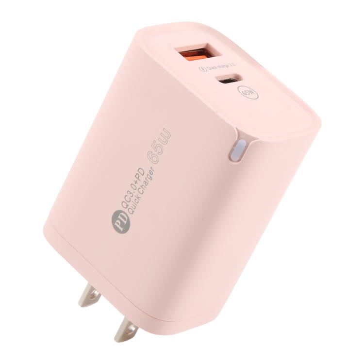 Chargeur rapide AR-PD12 65W QC3.0 USB et USB-C / Type-C PD, prise US, prise US