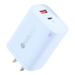 Chargeur rapide AR-PD12 65W QC3.0 USB et USB-C / Type-C PD, prise US, prise US