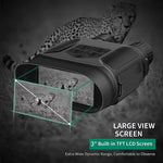 Appareil de vision nocturne numérique binoculaire avec écran LCD de 3 pouces NVG400PRO