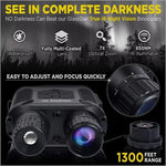Appareil de vision nocturne numérique binoculaire avec écran LCD de 3 pouces NVG400PRO