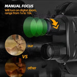 Appareil de vision nocturne numérique binoculaire NVG800LS avec écran LCD de 3 pouces
